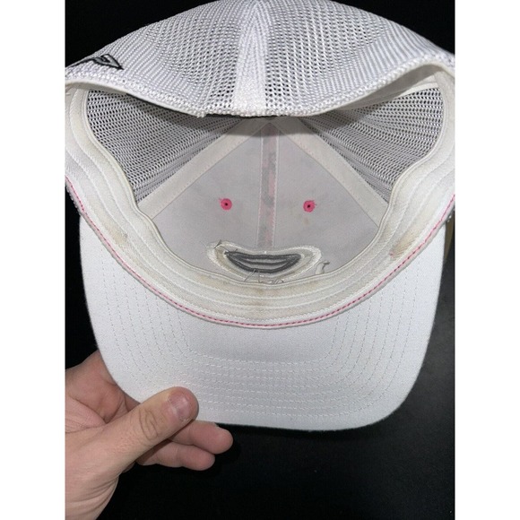 Elite Pink Camo Fitted Cap Pacific Headwear‎ Size S/M Mesh Back - Picture 6 of 7